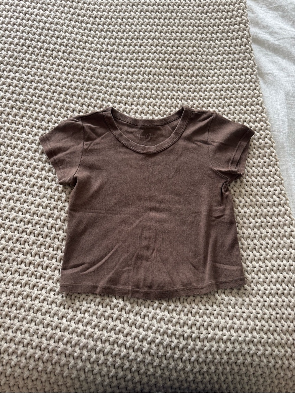 Brandy Melville Brown Crop Top